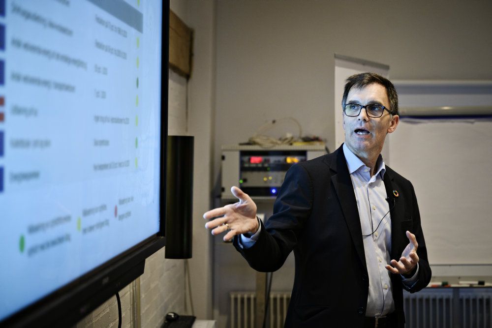 Klimarådets formand, Peter Møllgaard: - Vi skal have et ambitiøst delmål for 2025 for at holde presset på regeringen. Hvis vi udskyder CO2-reduktionerne, kan vi ende med meget dyre tiltag. (Arkivfoto, 2019).