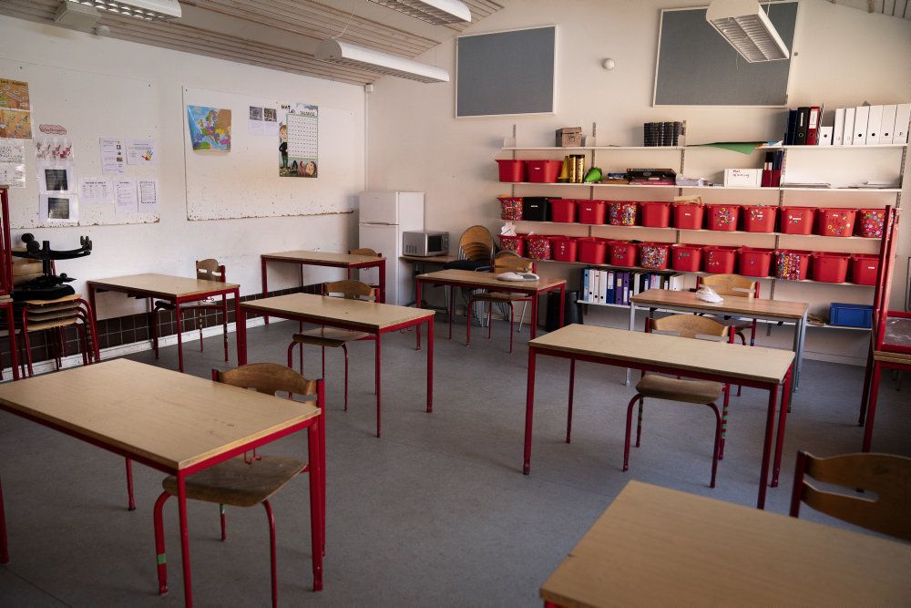 Bornholms Regionskommune meddelte torsdag aften, at man er klar til at modtage elever i grundskolen fra på mandag. Også i Nord- og Vestjylland arbejder man på højtryk for at blive klar til at modtage afgangselever. (Genrefoto).