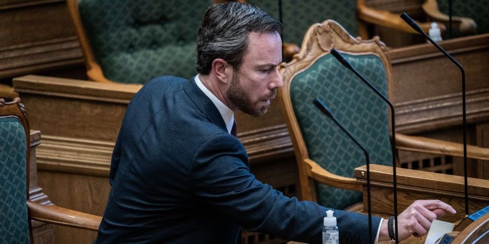 Jakob Ellemann-Jensen (V) vil onsdag præsentere Venstres nye udlændingeudspil. Her ses han i Folketingssalen tirsdag.