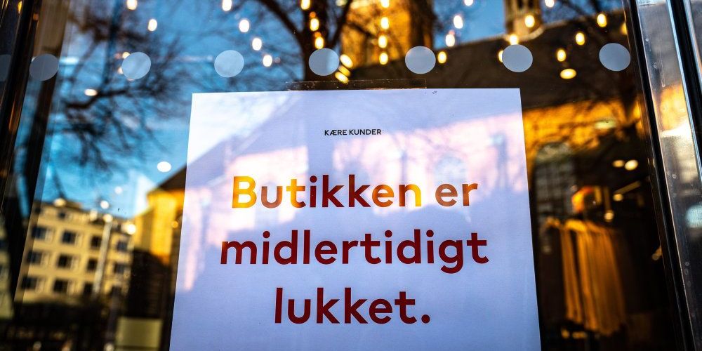 Nedlukningen af Danmark i december vurderes til at have været med til at give et fald i beskæftigelsen. (Arkiv)