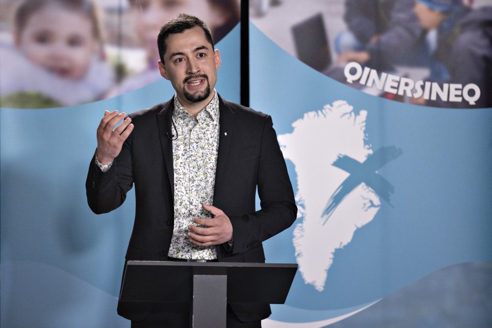 Múte Bourup Egde kan - hvis IA får samlet det rette flertal til at danne regering - blive Grønlands yngste landstingsformand nogensinde. (Arkivfoto).