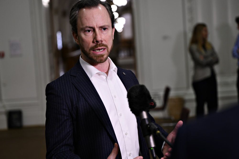 Formand Jakob Ellemann-Jensen (V) har fem konkrete forslag til en større genåbning, når partierne mødes torsdag til forhandlinger. (Arkivfoto.)