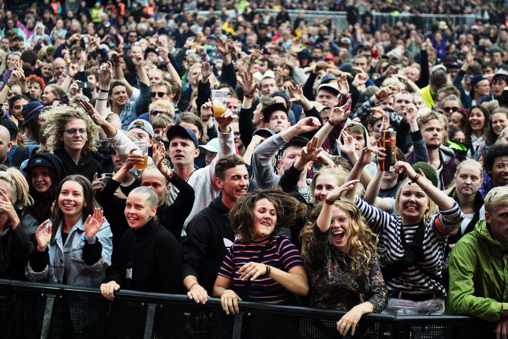 Roskilde Festival bliver ikke til noget i 2021, hvis regeringens ekspertgruppes anbefalinger bliver til retningslinjer. Det siger administrerende direktør for Roskilde Festival Signe Lopdrup. (Arkivfoto)