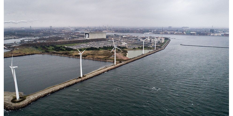 Lynetteholm skal ligge i forlængelse af Refshaleøen, og der skal være plads til 35.000 beboere, og øen skal også sikre København mod stigende vandstand. (Arkiv)