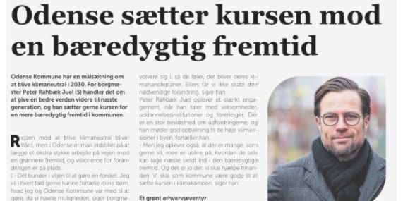 Uddrag fra den to siders annonce fra Odense Kommune, som vækker debat. Annoncen blev bragt 17. april i ni aviser.