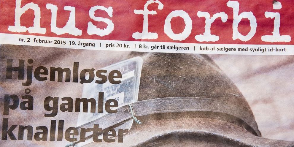 (Arkiv) 100 hjemløse og andre udsatte er blevet snydt for syv millioner kroner, skriver hjemløsebladet Hus Forbi. Billedet er fra 2015.