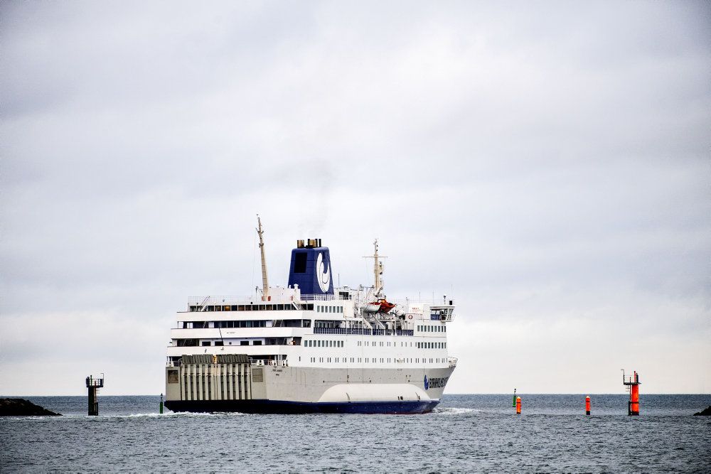 En færge med 165 passagerer ankom for første gang i syv måneder fra Tyskland til Bornholm torsdag. (Arkivfoto)