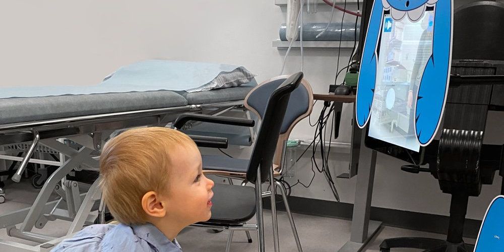 Aarhus Universitetshospitals bruger iPads med augmented reality-spil. Spillene afleder børns opmærksomhed fra hospitalssituationer.