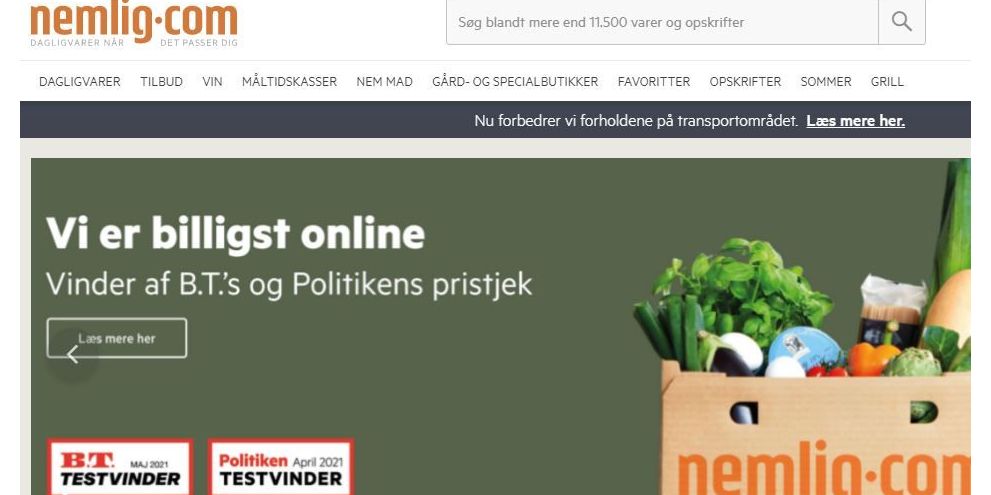 Det ghar taget under fire uger at nå til enighed om ny overenskomst for ansatte hos Nemlig.com