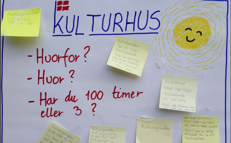Lokale aktører og Syddjurs Kommune inviterer borgerne til workshop om nyt kulturhus i Hornslet, for de skal være med til at lægge fundamentet for det nye hus.