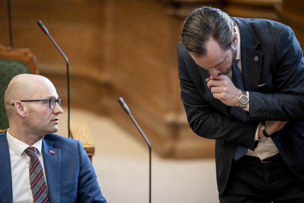 Jakob Ellemann-Jensen (V) og Søren Pape Poulsen (K) afviser i Jyllands-Posten regeringens ultimatum til videre forhandlinger om en klimaaftale for landbruget. (Arkivfoto)