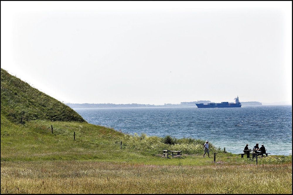 Samsø kan blive en mellemstation for en fast forbindelse over Kattegat. (Arkivfoto).