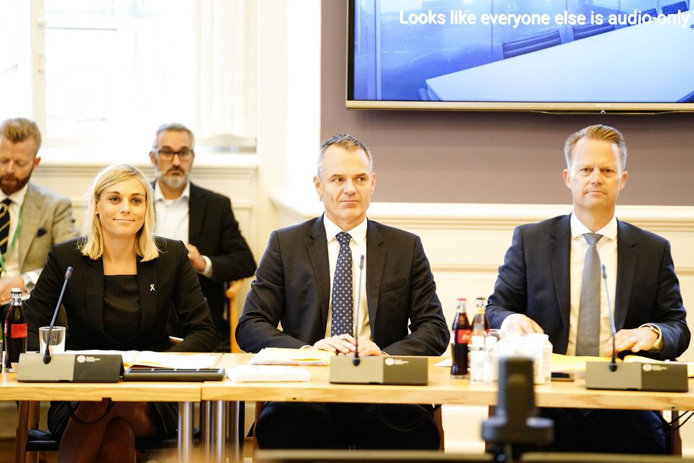Forsvarsminister Trine Bramsen (tv.) og udenrigsminister Jeppe Kofod (th.) er under pres grundet den kaotiske evakuering fra Afghanistan.
