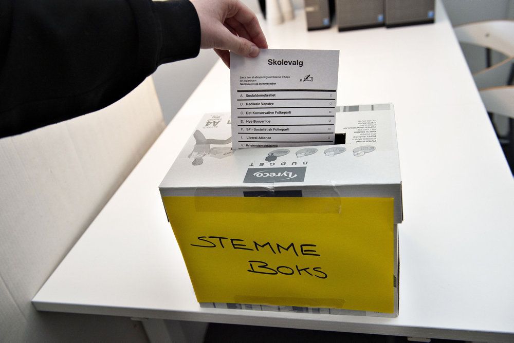 Skolevalg for landets ældste folkeskoleelever bliver i år afholdt for fjerde gang. (Arkivfoto)