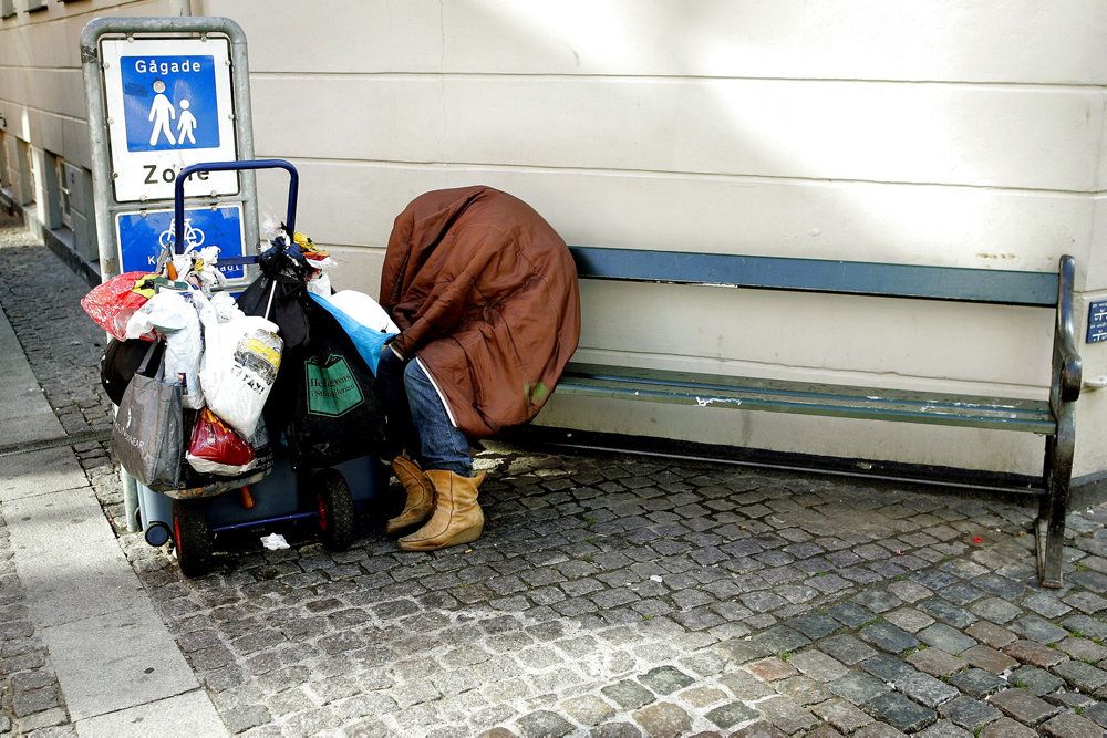 Regeringen vil bringe antallet af hjemløse ned og afskaffe langvarig hjemløshed. Det skal blandt andet ske ved at sikre flere billige boliger, individuelt tilpasset bostøtte og omlægning af refusionsordningen. (Arkivfoto).