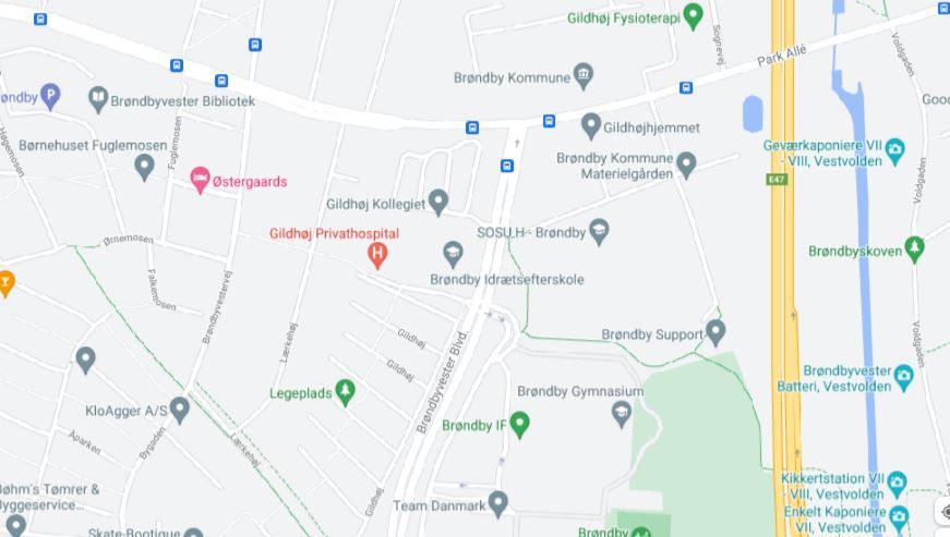 Det er ikke muligt at finde Borgmester Kjeld Rasmussen Boulevard på Google Maps. Det forvirrer patienter til privathospital.