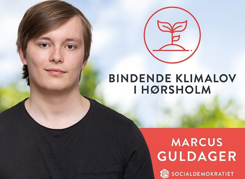 Marcus Guldager er en af de unge byrådsmedlemmer, der ofte møder synspunktet om, at han er for ung til arbejdet i byrådssalen.