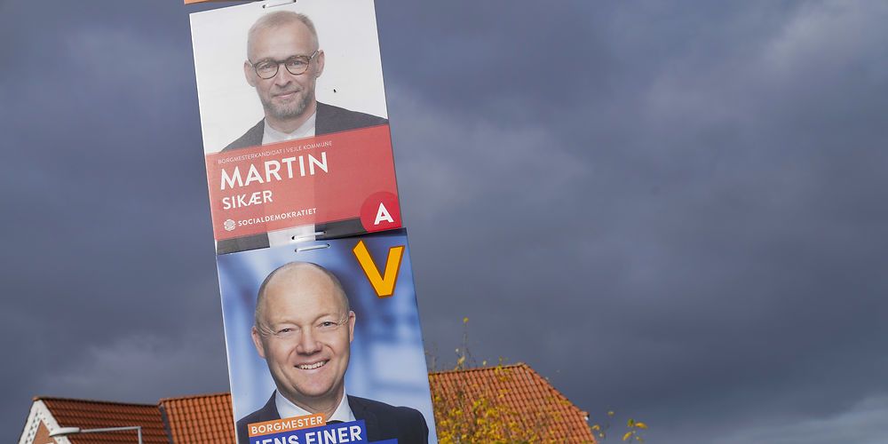 Socialdemokratiets nedtur i meningsmålingerne forringer muligheden for, at Martin Sikær (S ) i Vejle kan slå den siddende Venstre-borgmester Jens Ejner Christensen (V). Dermed deler Sikær skæbne med syv andre S-kandidater, som tidligere havde meget gode muligheder for vinde en borgmesterpost.
