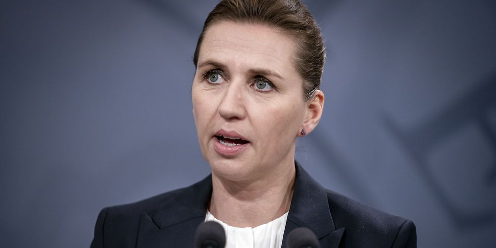 Mette Frederiksen til pressemødet omkring sms-sagen. Sagen om de slettede sms'er kan nu få en negativ indflydelse på det kommende kommunalvalg.
