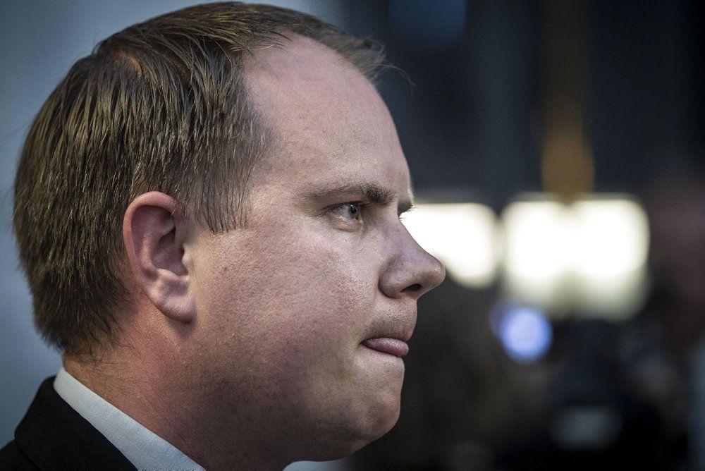 Den eneste grund for Martin Henriksen til at blive i DF er de medlemmer og delegerede, der støttede ham til partiets årsmøde. Det siger Martin Henriksen til Ekstra Bladet. (Arkivfoto).