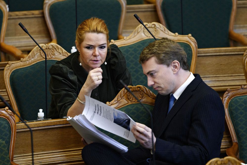 Hvis Inger Støjberg melder sig ind i Dansk Folkeparti og stiller op som formand, vil Morten Messerschmidt ikke stille op til posten, siger han. (Arkivfoto)