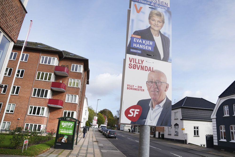 Eva Kjer Hansen (V) og Villy Søvndal (SF) går efter borgmesterposten i Kolding.