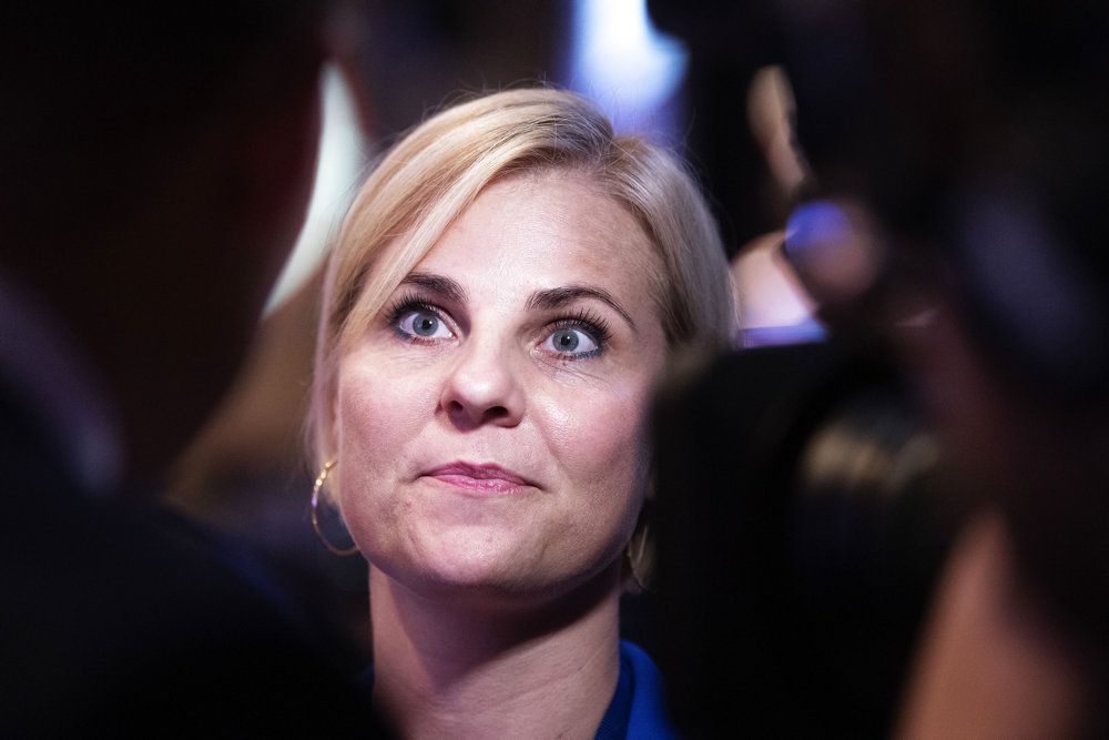 Bliver Merete Dea Larsen DF's nye formand, ser hun det som sin vigtigste opgave at samle partiet efter flere års magtkampe. (Arkivfoto)