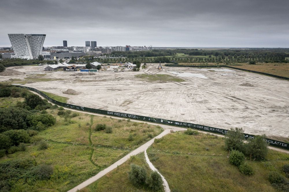 Nævn har nu afvist klager over byggeri på Amager Fælled, som har været midlertidigt stoppet. (Arkivfoto)