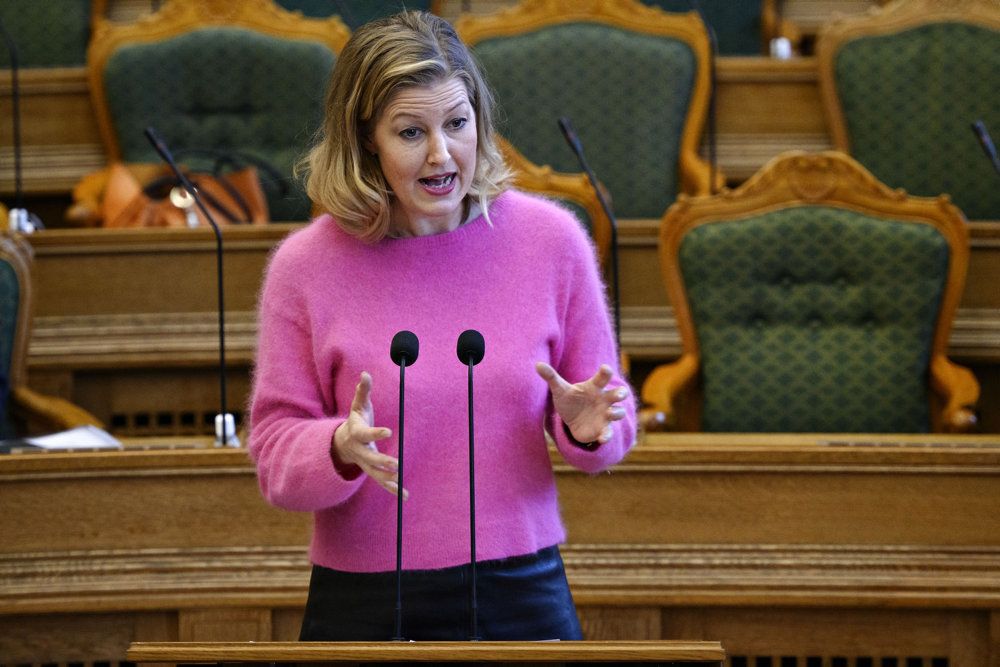 Sofie Carsten Nielsen var ikke til stede i Folketingssalen tirsdag, da Inger Støjberg blev erklæret uværdig. Men ved en fejl blev en stemme registreret i hendes navn. (Arkivfoto)
