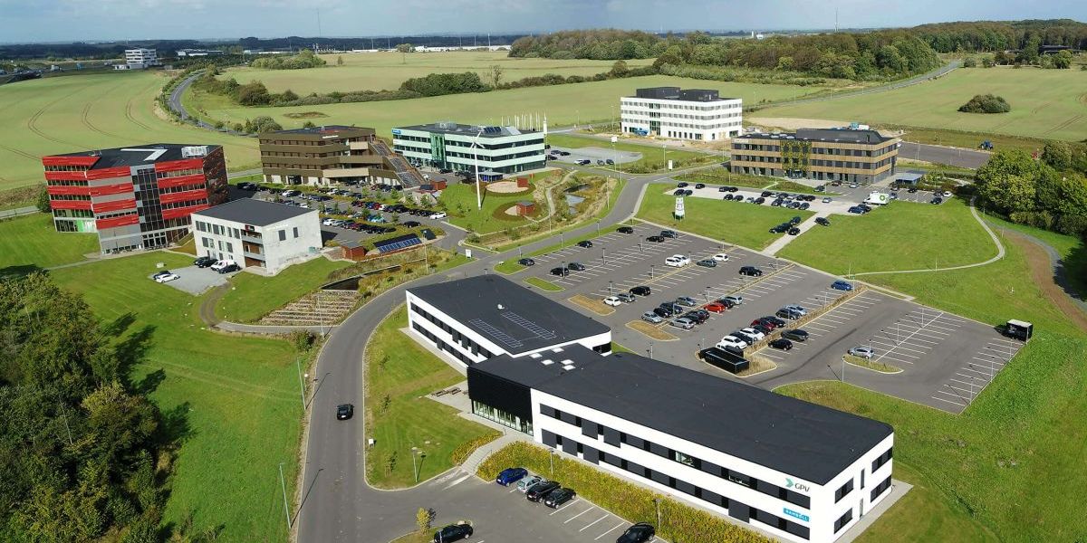 Syddansk Universitets kommende campus i Vejle kommer til at ligge her i Dandy Business Park.