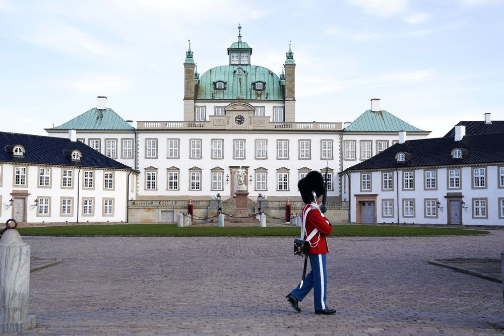 Fredensborg Slot i forbindelse med dronningens 81-års fødselsdag. (Arkivfoto)