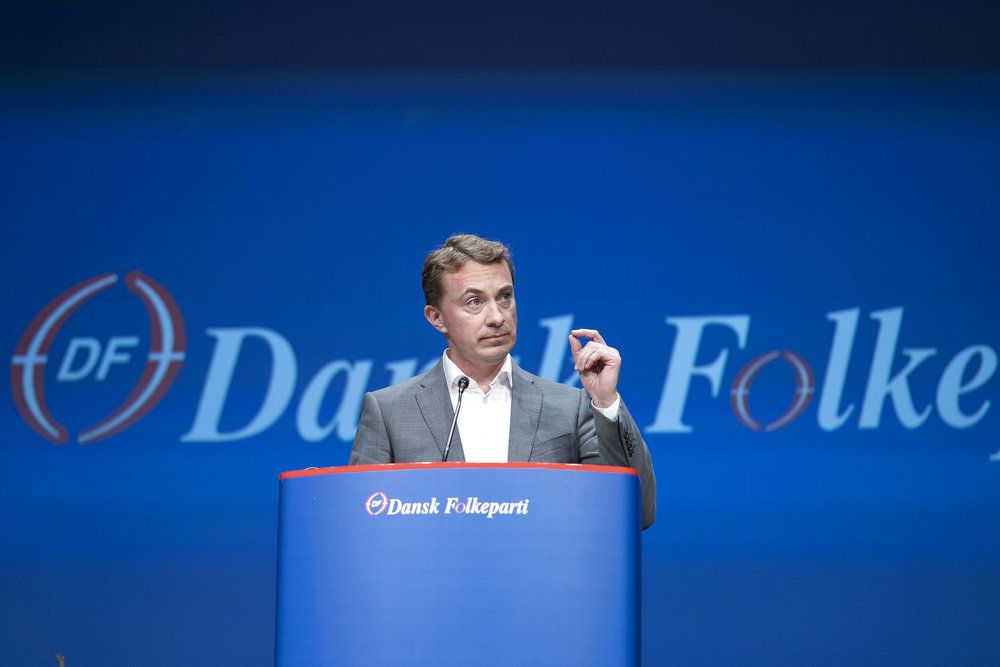 Morten Messerschmidt blev søndag valgt som ny DF-formand på et ekstraordinært årsmøde i Herning.