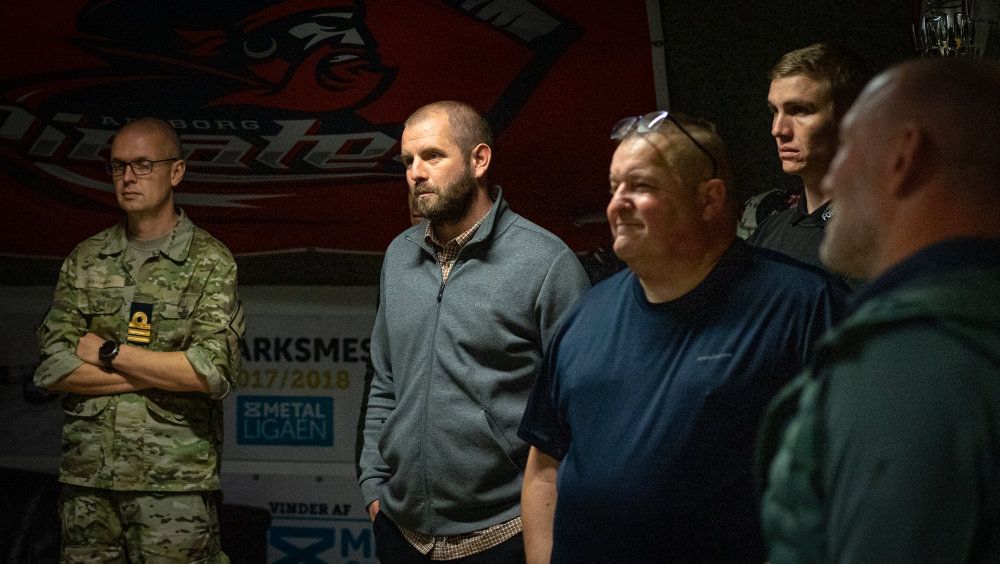 Veteraner til jobmatch i Herning, hvor fire krigsveteraner blev matchet med en arbejdsgiver.