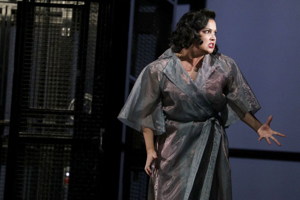 Den verdensberømte russiske operasanger Anna Netrebko, der fredag aften skulle have optrådt i Musikhuset i Aarhus, har aflyst sin koncert. (Arkivfoto).
