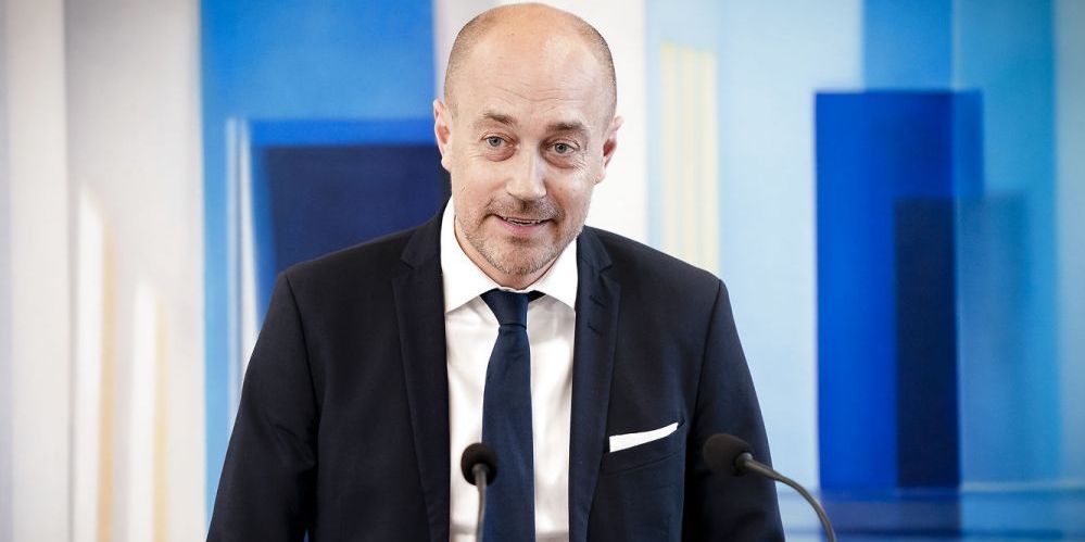 Sådan så det ud, da Magnus Heunicke præsenterede regeringens sundhedsreform.