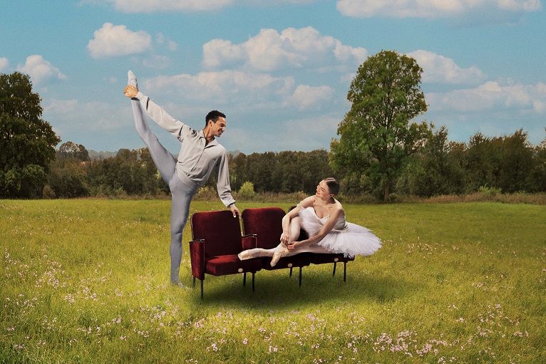 Kongelige balletsolister Ryan Tomasch og Astrid Elbo.