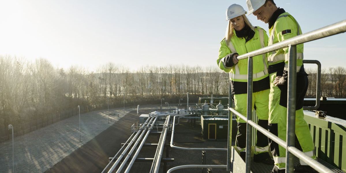 Fotoet er fra Stenlille Gaslager i Sorø Kommune. I området ved lageret skal det nu - ligesom ved Mariagerfjord - undersøges, om det vil give mening at placere et CO2-lager.