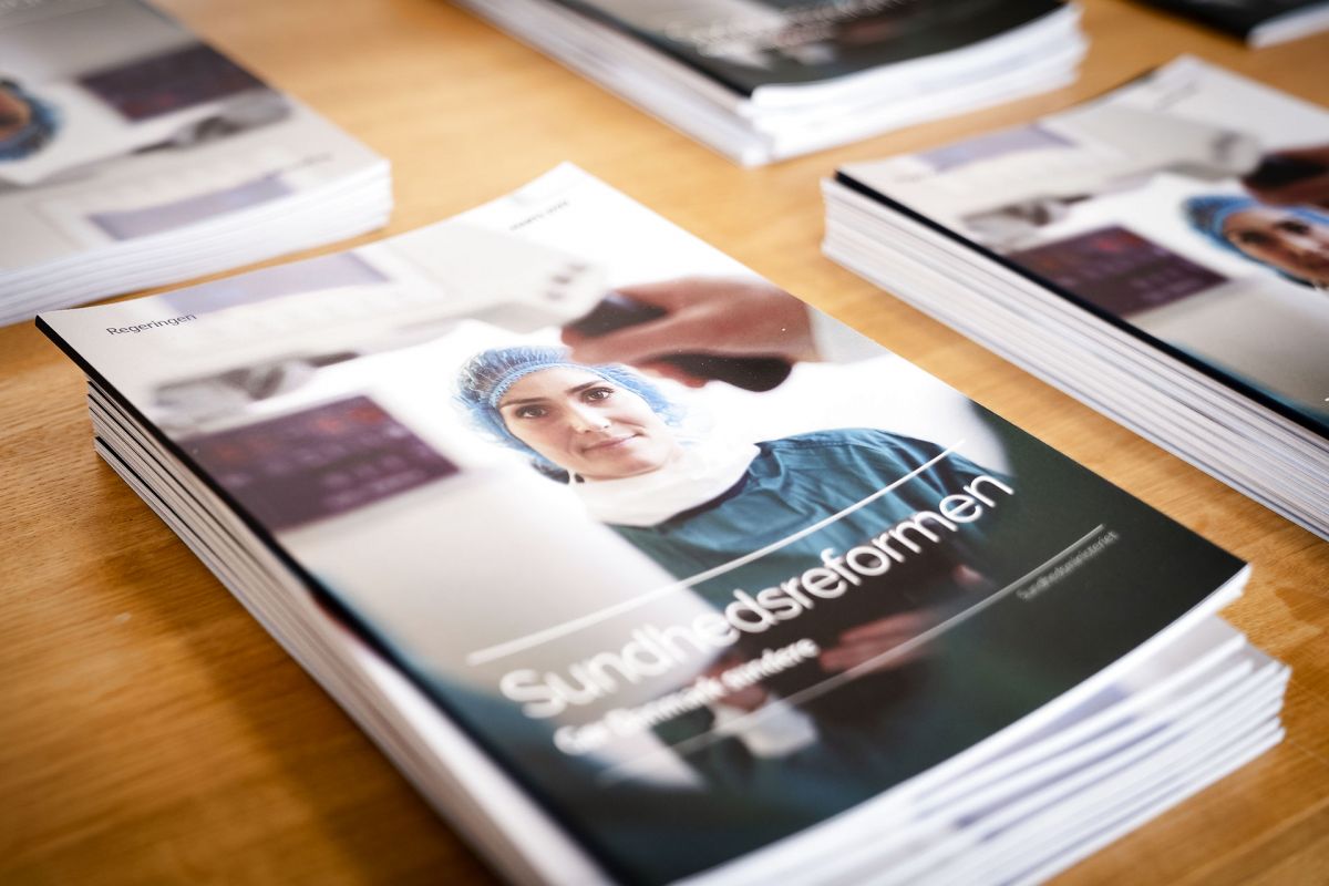 Sundhedsminister Magnus Heunicke præsenterede på et pressemøde om lancering af regeringens sundhedsreform, på Rigshospitalet i København. KL ser frem til en endelig aftale.