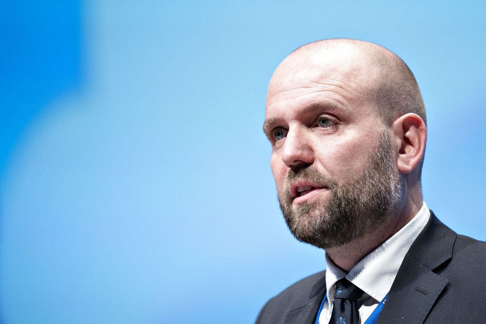 Thomas Gyldal Petersen, formand for Kommunernes Landsforenings børne- og undervisningsudvalg, håber, at ukrainske kvinder, som har arbejdet med undervisning og børn, kan hjælpe til med inklusionen af ukrainske flygtningebørn i de danske folkeskoler. (Arkivfoto)