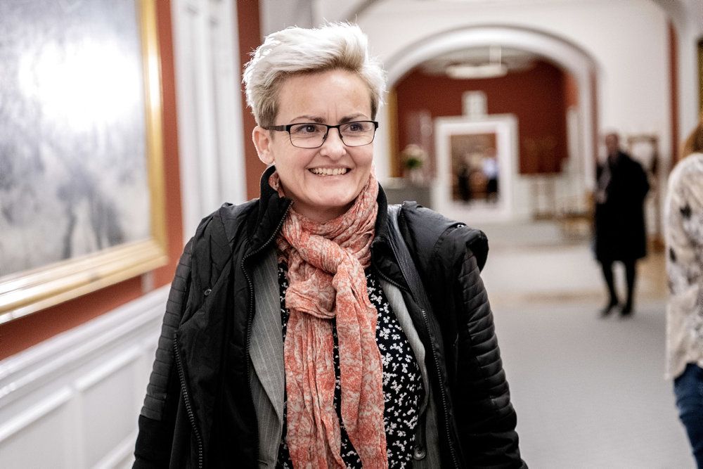 Børne- og undervisningsminister Pernille Rosenkrantz-Theil (S) fortæller, at kommunerne nu får mere fleksibilitet til at indrette dagtilbud og grundskoler til ukrainske børn. Arkivfoto.