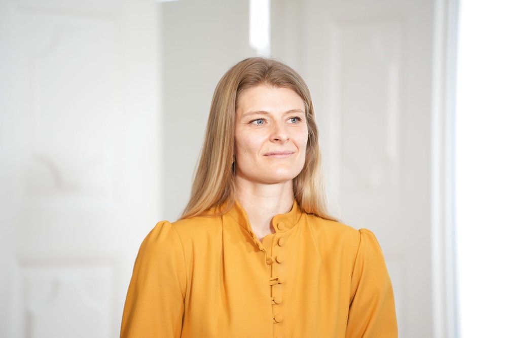 Kulturminister Ane Halsboe-Jørgensen præsenterede lørdag ny medieaftale i Kulturministeriet.