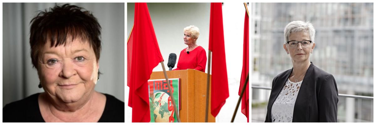 Formændene (fra venstre) Mona Striib (FOA), Lizette Risgaard (FH) og Lene Roed (HK Kommunal) advarer S-regeringen om ubehagelige konsekvenser for ansatte i kommunerne og borgerne.