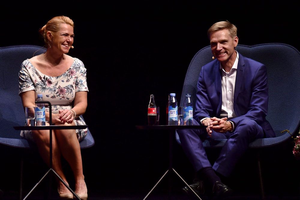 Inger Støjberg og Kristian Thulesen Dahl under Dansk Folkepartis årsmøde i september sidste år.