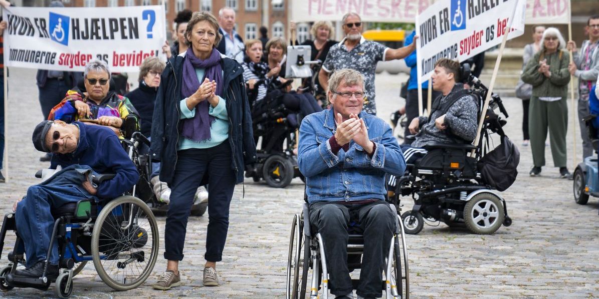 Selvom handicaporganisationerne igen og igen har protesteret, så er der ikke mange penge til området i regeringens forslag til finanslov.