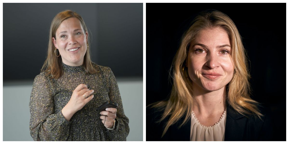 KL-udvalgsformand Christina Krzyrosiak Hansen (t.h.) vil have social- og ældreminister Astrid Krag til selv at bidrage til afbureaukratisering.