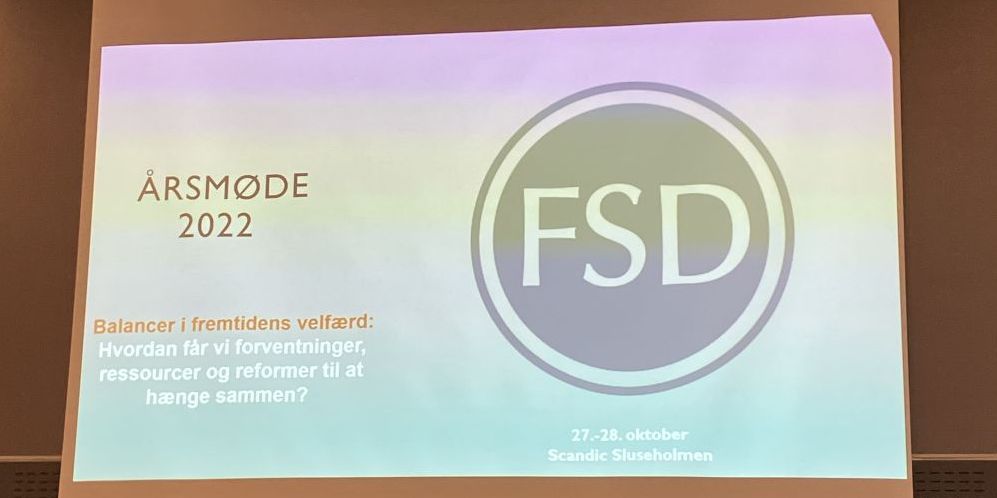 Hvordan får vi råd til fremtidens velfærd? Det spørgsmål blev diskuteret til FSD's årsmøde.