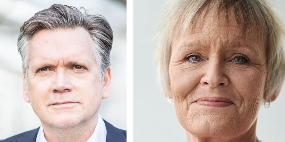 "Matrikelløse botilbud bør kun være et valg, hvis det er det, der er det bedste for borgeren," siger Mads Roke Clausen direktør for LOS. På billedet ses også Anni Sørensen, landsformand for LEV.