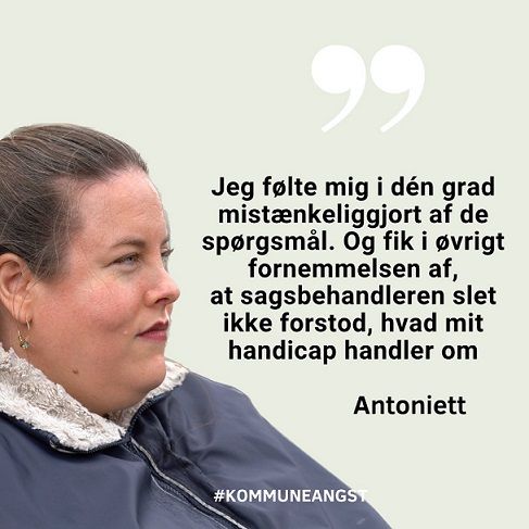 Antoniett Pharao holder foredrag om sin situation i samarbejde med Muskelsvindfonden, hvor denne illustration kommer fra.