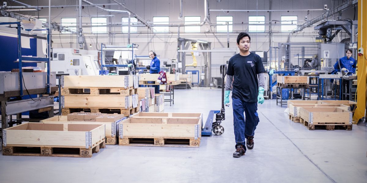 I januar var der i alt 2.976.900 lønmodtagere på det danske arbejdsmarked.