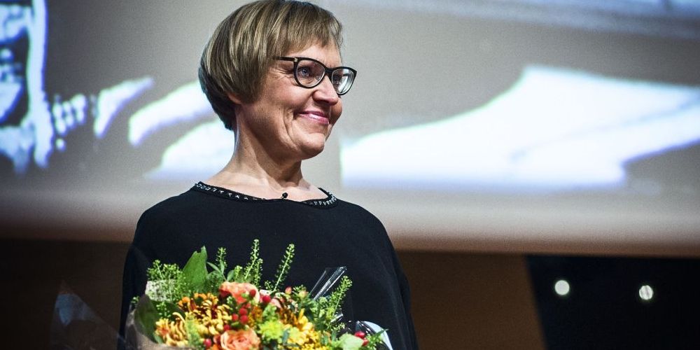 Sådan så det ud, da Kvisten og Lisbeth Høstgaard modtog Tine Bryld-prisen